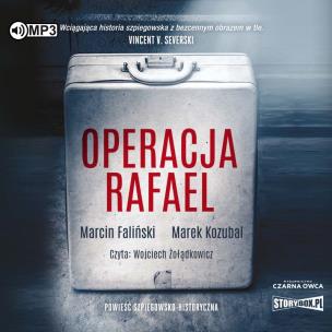 CD MP3 Operacja Rafael. Autor: MARCIN FALIŃSKI, MAREK KOZUBAL. Multiszop.pl Okładka książki CD MP3 Operacja Rafael