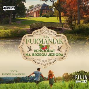 CD MP3 Pensjonat na brzegu jeziora. Autor: Julia Furmaniak. Multiszop.pl Okładka książki CD MP3 Pensjonat na brzegu jeziora