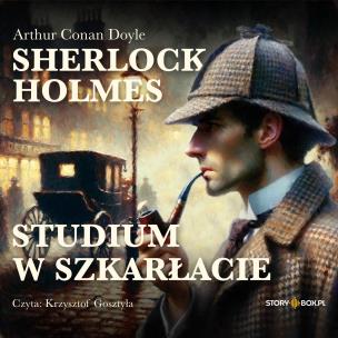 Okładka książki CD MP3 Sherlock Holmes. Studium w szkarłacie