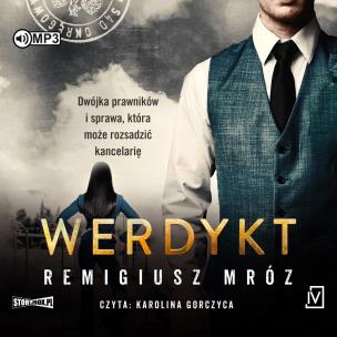 CD MP3 Werdykt. Seria z Joanną Chyłką. Tom 16. Autor: Remigiusz Mróz. Multiszop.pl Okładka książki CD MP3 Werdykt. Seria z Joanną Chyłką. Tom 16