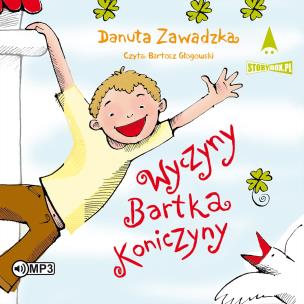 CD MP3 Wyczyny Bartka Koniczyny. Autor: Danuta Zawadzka. Multiszop.pl Okładka książki CD MP3 Wyczyny Bartka Koniczyny