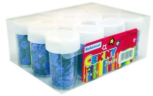 Opakowanie Cekiny 7mm niebieskie 12 x 7g