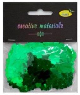 Opakowanie Cekiny koniczyna zielona 20g