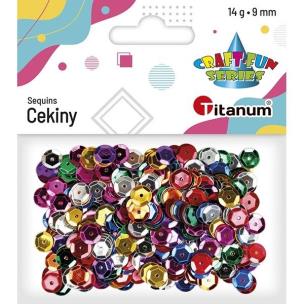 Okładka książki  Cekiny okrągłe 9mm mix 14g
