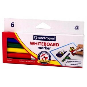 Centropen marker suchościeralny 6 kolorów. Wydawca: Centropen. Multiszop.pl Opakowanie Centropen marker suchościeralny 6 kolorów