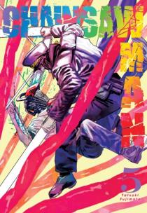 Chainsaw man. Tom 5. Autor: Tatsuki Fujimoto. Multiszop.pl Okładka książki Chainsaw man. Tom 5