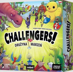 Challengers: Drużyna marzeń REBEL. Wydawca: Rebel. Multiszop.pl Opakowanie Challengers: Drużyna marzeń REBEL