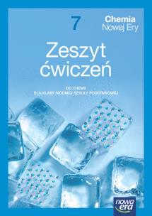 Okładka książki Chemia nowej ery NEON zeszyt ćwiczeń dla klasy 7 szkoły podstawowej EDYCJA 2023-2025