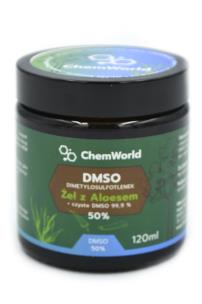 Zdjęcie produktu ChemWorld Żel DMSO 50% z aloesem 120ml