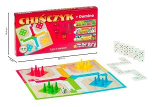 Chińczyk - Domino. Wydawca: Moneks. Multiszop.pl Opakowanie Chińczyk - Domino