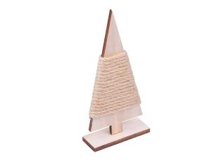 Opakowanie Choinka drewniana sznurkowa 20cm