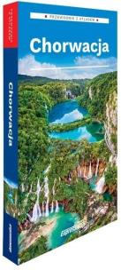 Chorwacja 2w1 przewodnik + atlas. Autor: Szeratics Ewelina. Multiszop.pl Okładka książki Chorwacja 2w1 przewodnik + atlas