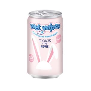 Opakowanie Chusteczki nawilżające w puszce Astra Care Króliczki 1szt.mix