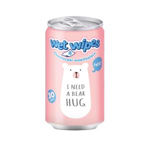 Opakowanie Chusteczki nawilżające w puszce Astra Care Misie 1szt.mix