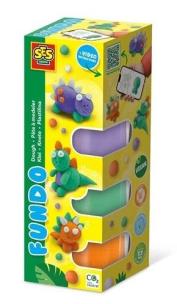 Ciasto FunDo dinozaury. Wydawca: SES. Multiszop.pl Opakowanie Ciasto FunDo dinozaury