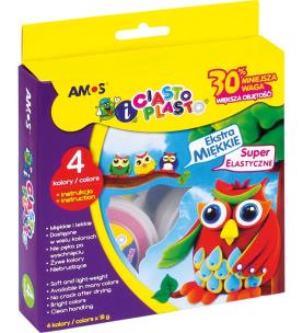 Opakowanie Ciasto-piasto Amos - 4 kolory