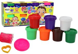 Ciastolina 8 kolorów. Wydawca: Leantoys. Multiszop.pl Opakowanie Ciastolina 8 kolorów