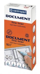 Opakowanie Cienkopis Document 0,3mm czarny (10szt)