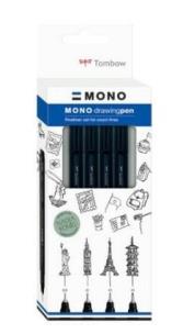 Cienkopis Mono drawing pen Bold 02, 04, 06, 08. Wydawca: Tombow. Multiszop.pl Opakowanie Cienkopis Mono drawing pen Bold 02, 04, 06, 08