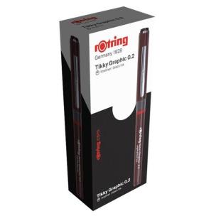 Opakowanie Cienkopis Tikky 0,2mm czarny (12szt)