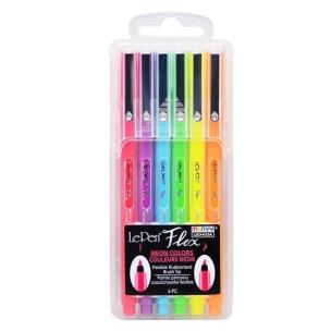 Cienkopisy Le Pen Flex Neon 6szt. Wydawca: Marvy. Multiszop.pl Opakowanie Cienkopisy Le Pen Flex Neon 6szt