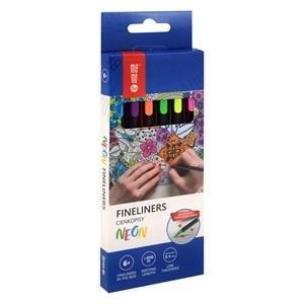 Cienkopisy neon 0,4mm 6 kolorów MemoBe. Wydawca: MemoBe. Multiszop.pl Opakowanie Cienkopisy neon 0,4mm 6 kolorów MemoBe