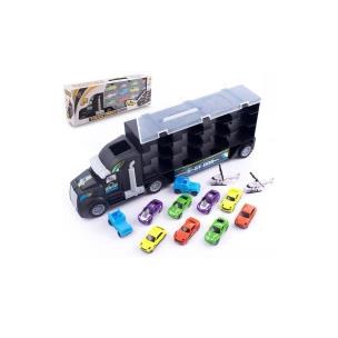 Opakowanie Ciężarówka tir laweta garaż 13 pojazdów + akcesor.