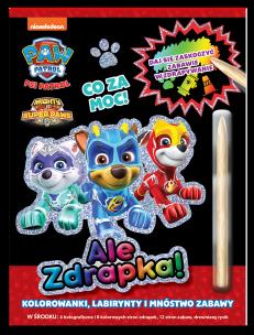 Co za moc! Psi Patrol. Ale zdrapka!. Autor: Opracowanie zbiorowe. Multiszop.pl Okładka książki Co za moc! Psi Patrol. Ale zdrapka!