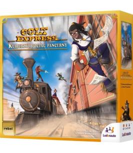 Colt Express: Kurierzy i pociąg pancerny REBEL. Wydawca: Rebel. Multiszop.pl Opakowanie Colt Express: Kurierzy i pociąg pancerny REBEL