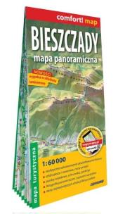 Okładka książki Comfort! map Bieszczady. Mapa panoramiczna