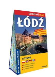 Okładka książki Comfort! map Łódź 1:22 000 mapa w.2023