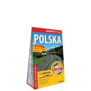 Okładka książki Comfort! map Polska kieszonkowa mapa samochodowa