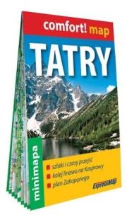 Comfort! map Tatry minimapa. Autor: Opracowanie zbiorowe. Multiszop.pl Okładka książki Comfort! map Tatry minimapa
