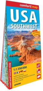 Okładka książki comfort!map USA południowo-zachodnie 1:1 350 000