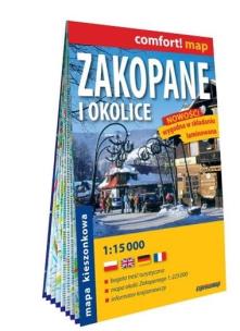 Okładka książki Comfort! map Zakopane i okolice 1:15 000 w.2023