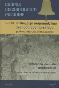 Okładka książki Corpus Inscriptionum Poloniae Tom XI