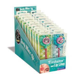 Opakowanie Crazy Chic. Cień kwiatuszek i kredka mix