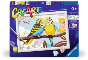 CreArt dla dzieci: Cudne papużki. Wydawca: Ravensburger. Multiszop.pl Opakowanie CreArt dla dzieci: Cudne papużki