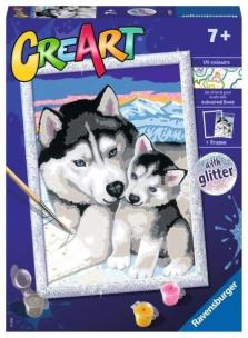 Opakowanie CreArt dla dzieci: Husky