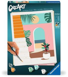 CreArt: Letni domek. Wydawca: Ravensburger. Multiszop.pl Opakowanie CreArt: Letni domek