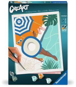 CreArt: Relaks nad basenem. Wydawca: Ravensburger. Multiszop.pl Opakowanie CreArt: Relaks nad basenem