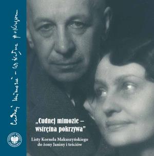 Okładka książki 'Cudnej mimozie - wstrętna pokrzywa'. Listy Kornela Makuszyńskiego do żony Janiny i teściów