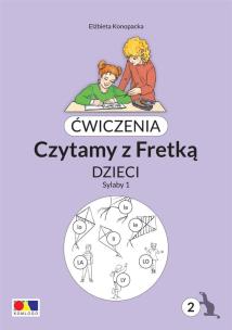 Ćwiczenia. Czytamy z Fretką. Bolo cz.2 Sylaby 1. Autor: Elżbieta Konopacka. Multiszop.pl Okładka książki Ćwiczenia. Czytamy z Fretką. Bolo cz.2 Sylaby 1