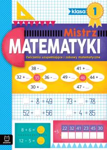Ćwiczenia uzupełniające i zabawy matematyczne. Klasa 1. Mistrz matematyki. Autor: Konstantynowicz Adam. Multiszop.pl Okładka książki Ćwiczenia uzupełniające i zabawy matematyczne. Klasa 1. Mistrz matematyki