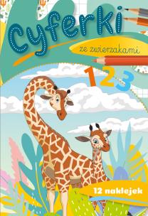 Cyferki ze zwierzakami. Autor:   Praca zbiorowa. Multiszop.pl Okładka książki Cyferki ze zwierzakami