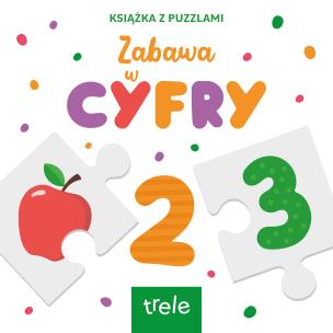 Cyfry. Książka z puzzlami. Autor: Opracowanie zbiorowe. Multiszop.pl Okładka książki Cyfry. Książka z puzzlami