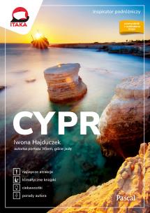 Cypr. Inspirator podróżniczy. Autor: Hajduczek Iwona. Multiszop.pl Okładka książki Cypr. Inspirator podróżniczy