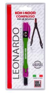 Cyrkiel metalowy Leonardo H7000BL. Wydawca: Koh-I-Noor. Multiszop.pl Opakowanie Cyrkiel metalowy Leonardo H7000BL