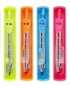 Cyrkiel metalowy z linijką mix. Wydawca: Starpak. Multiszop.pl Opakowanie Cyrkiel metalowy z linijką mix