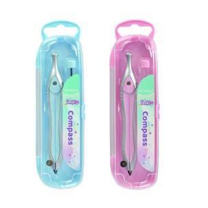 Opakowanie Cyrkiel plastikowy pastel z grafitami w etui MIX